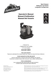 ArmorAll SCC301 0901 Operator's Manual