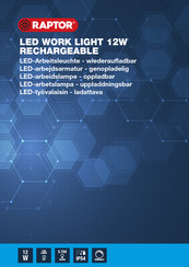 Raptor 9786897 Manual