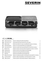 SEVERIN RG 2366 Instructions For Use Manual