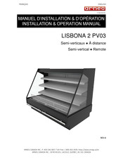 Arneg Lisbona 2 PV03-1 Installation & Operation Manual