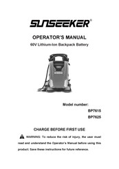 SUNSEEKER BP7625 Operator's Manual