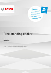 Bosch HXS59AI 1Q Series User Manual And Installation Instructions