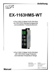 Exsys EX-1163HMS-WT Manual