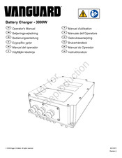 Vanguard 3000W Charger Operator's Manual