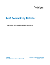 Waters 2432 Overview And Maintenance Manual