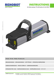 REHOBOT PP100B-1000 Instructions Manual