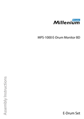 thomann Millenium Drums MPS-1000 E-Drum Monitor BD Assembly Instructions Manual