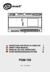 Sonel PQM-750 Brief User Manual