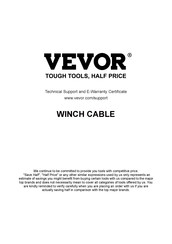 VEVOR JLWR12-28 Original Instruction