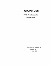 ZETACO SCZ-2DP Technical Manual
