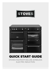 STOVES Richmond DX 110cm Electric Induction Zoneless Quick Start Manual