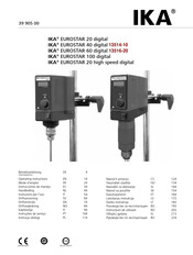IKA EUROSTAR 40 DIGITAL Operating Instructions Manual