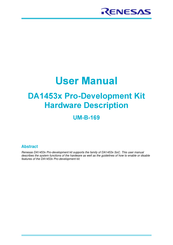 Renesas DA1453 User Manual