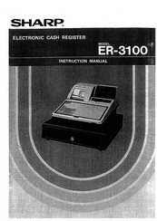 Sharp er-3100 Instruction Manual