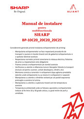 Sharp BP-20C25 Installation Manual