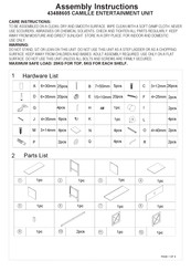 Kmart CAMILLE 43488605 Assembly Instructions Manual