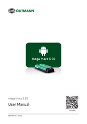 Hella Gutmann mega macs S 20 User Manual