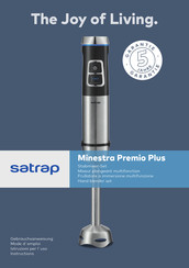Satrap Minestra Premio Plus Instructions Manual
