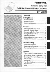 Panasonic Toughbook CF-M31M Operating Instructions Manual
