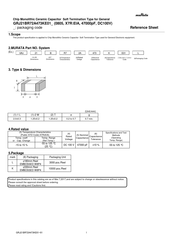 Murata GRJ21BR72A473KE01L Reference Sheet