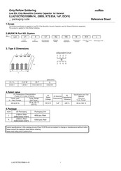 Murata LLA215C70G105MA14L Reference Sheet