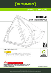 Ironman4x4 IRTT0045 Owner's Manual