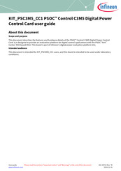 Infineon PSOC Control C3M5 User Manual