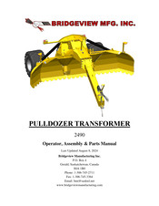 Bridgeview PULLDOZER 2490 Manual