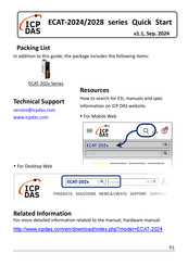 ICP DAS USA ECAT-2024 Quick Start Manual