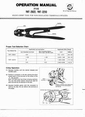 Jst YHT-2622 Operation Manual