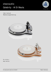 Clearaudio Celebrity Al Di Meola User Manual