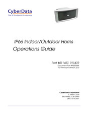 CyberData 011472 Operation Manual