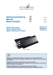 Petermann Alpha PM-5050 Manual