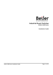 Beijer Electronics JetNet 2208-T7-SC1-MM Installation Manual