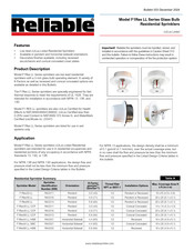 Reliable F1Res30 LL Bulletin