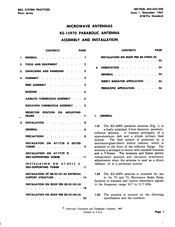 Bell System Practices KS-15970 Assembly And Installation Manual