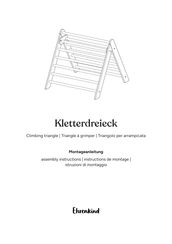 Ehrenkind Climbing triangle Assembly Instructions Manual