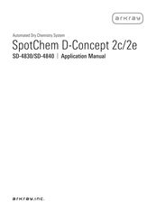 Arkray SpotChem D-Concept 2c Applications Manual