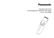 Panasonic ER-HGP65 Operating Instructions Manual
