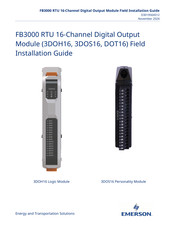 Emerson 3DOS16 Installation Manual