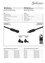 Staubli PV-KBT4-EVO HV2 Series Assembly Instructions Manual