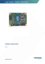 Kontron COMe-mAS10 E2 Series User Manual