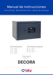 BTV DECORA E-60 User Manual