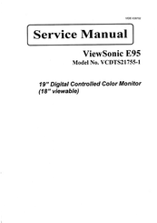 ViewSonic VCDTS21755-1 Service Manual