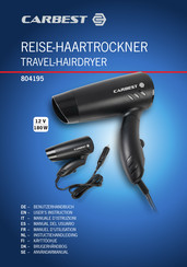 Carbest 804195 User Instruction