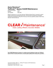 Avery Dennison TrafficJet Xpress Maintenance Manual