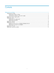 H3C S9505E Replacement Procedures