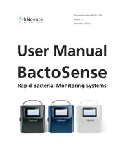 bNovate Technologies BactoSense Multi User Manual