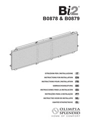 Olimpia splendid Bi2 B0879 Instructions For Installation Manual