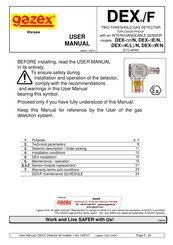 gazex DEX-4E/N User Manual